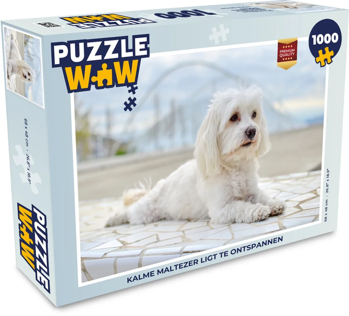 PuzzleWow Legpuzzel 1000 Stuks Multicolor
