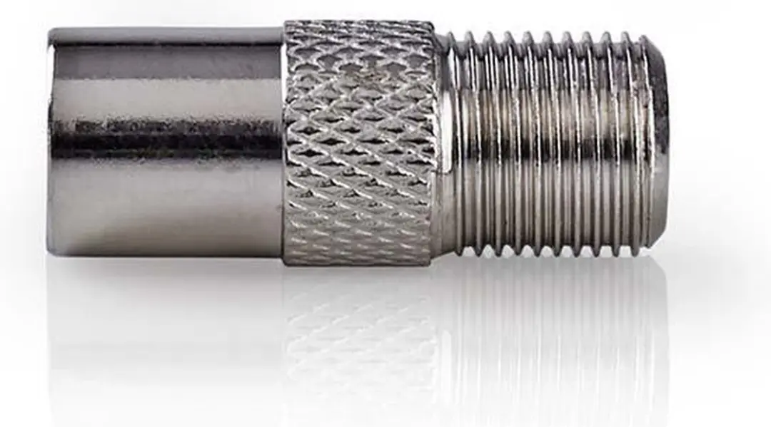 Nedis F-Female naar IEC Coax Adapter 75 Ohm