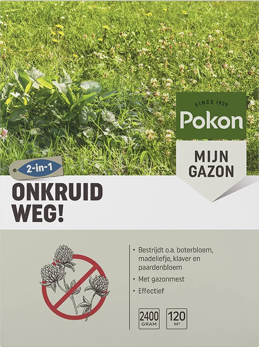 Pokon Onkruid Weg! Onkruidverdelger 2,4kg