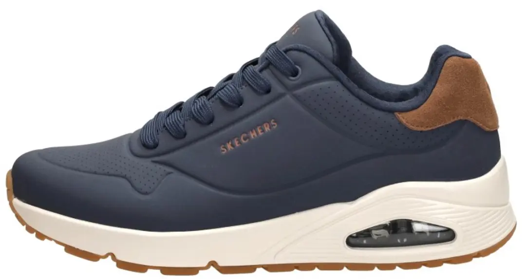 Skechers Uno Suited On Air Heren Sneakers - Navy