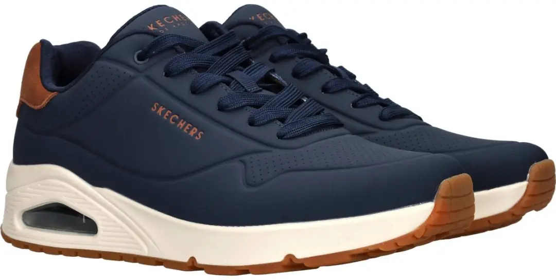 Skechers Uno Suited On Air Heren Sneakers - Navy