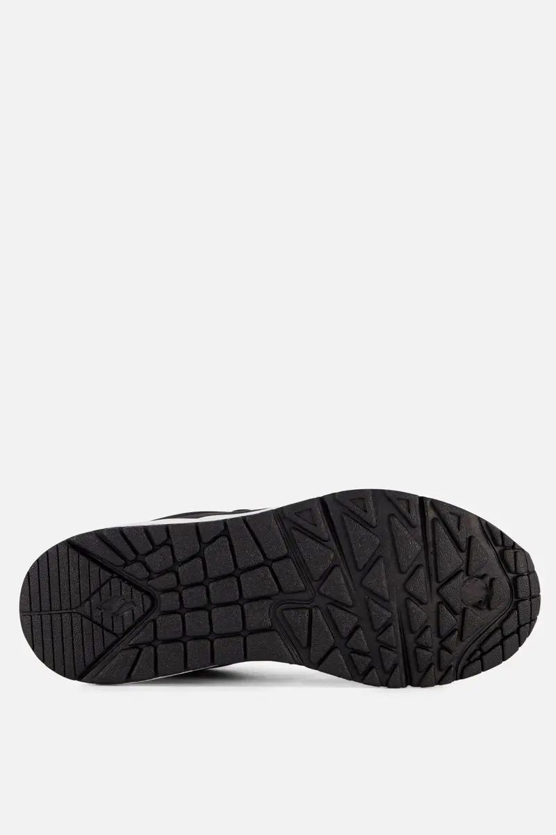 Skechers Uno Gen1 - Zip And Stride Meisjes Sneakers - Zwart/Ros�goud