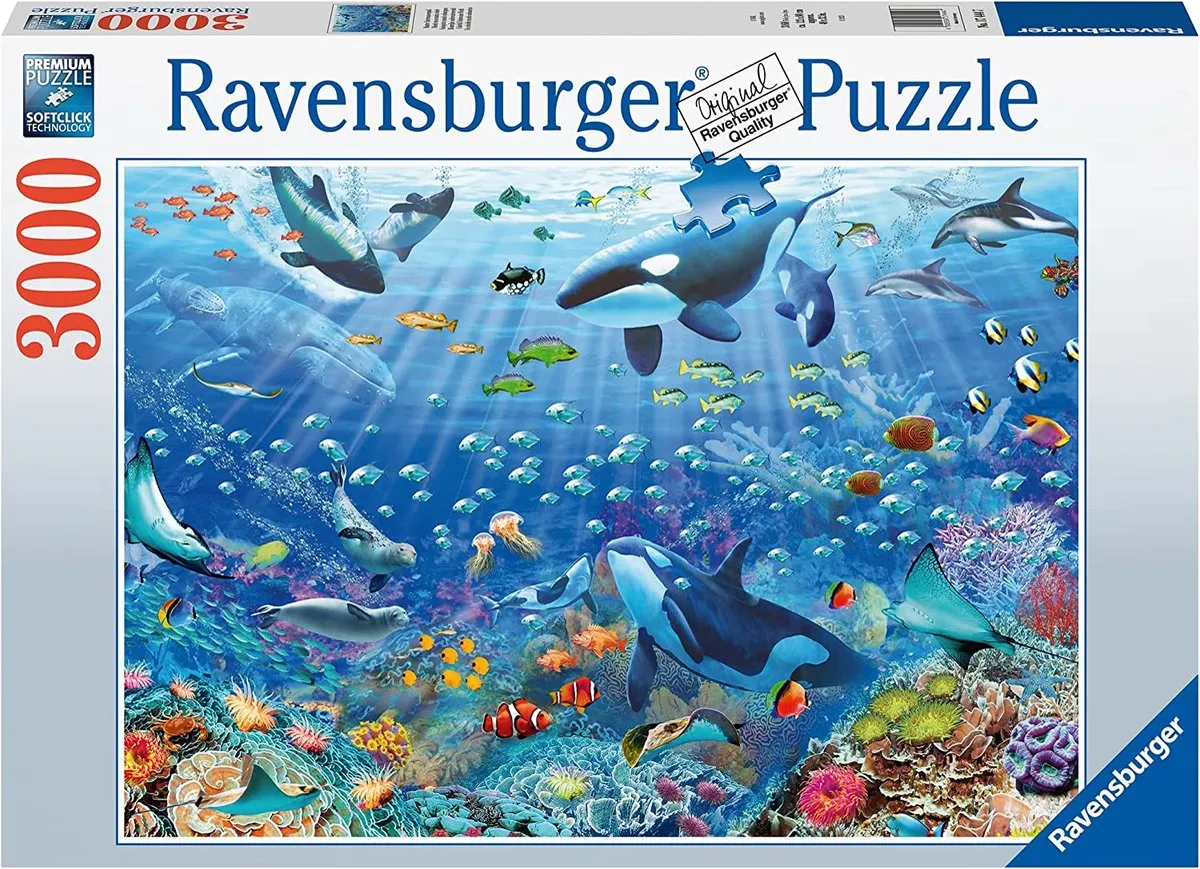 Ravensburger Kleurrijke Onderwaterwereld Puzzel 3000 Stuks - Multicolor