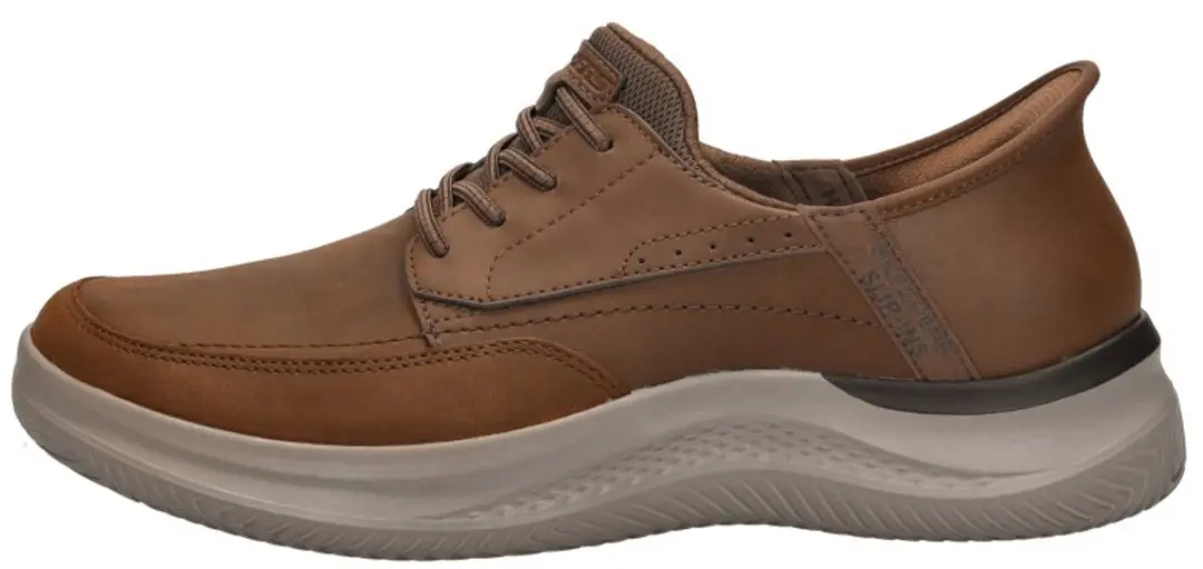 Skechers Hasting Rory Heren Instappers 47,5 - Kastanjebruin