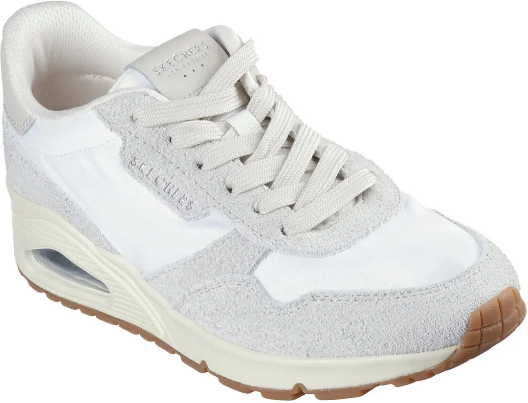Skechers dames sport casual UNO VINTAGE DAYZ sneakers 177857 WHT wit