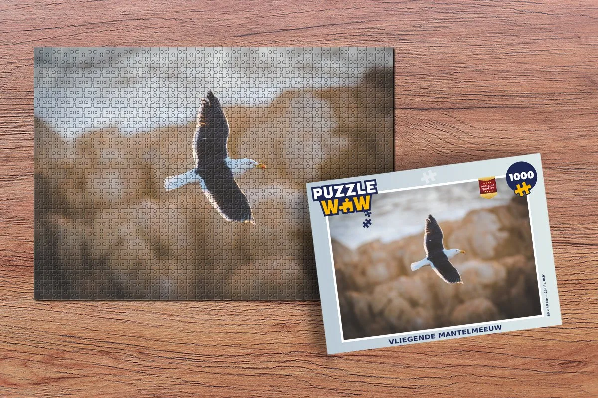 PuzzleWow Vogel Lucht Legpuzzel 1000 Stuks - Multicolor