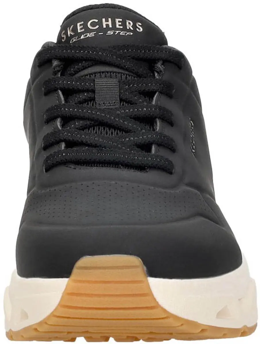 Skechers Uno Glide Step Glide On Air Sneakers - Zwart - afbeelding 3 van 6