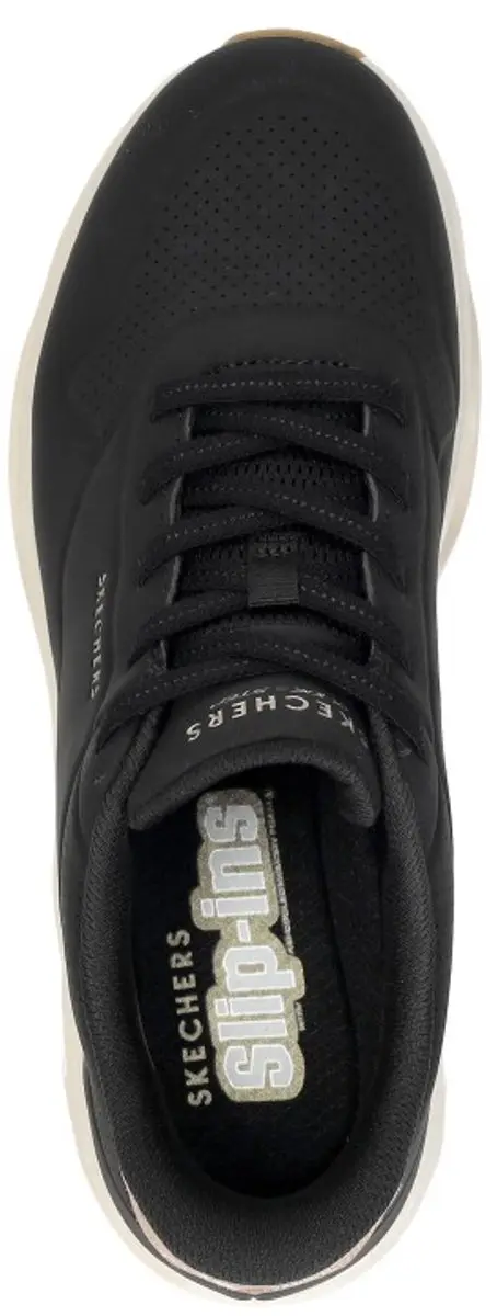 Skechers Uno Glide Step Glide On Air Sneakers - Zwart - afbeelding 5 van 6