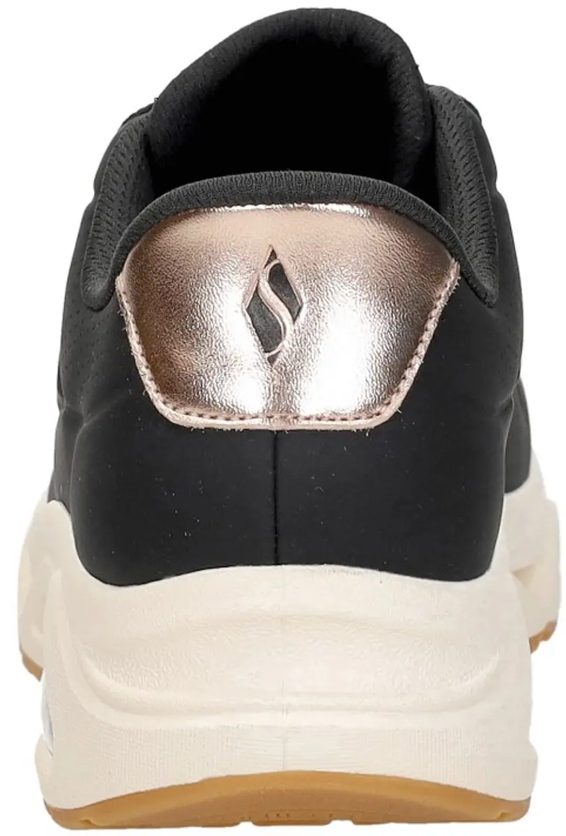 Skechers Uno Glide Step Glide On Air Sneakers - Zwart - afbeelding 6 van 6