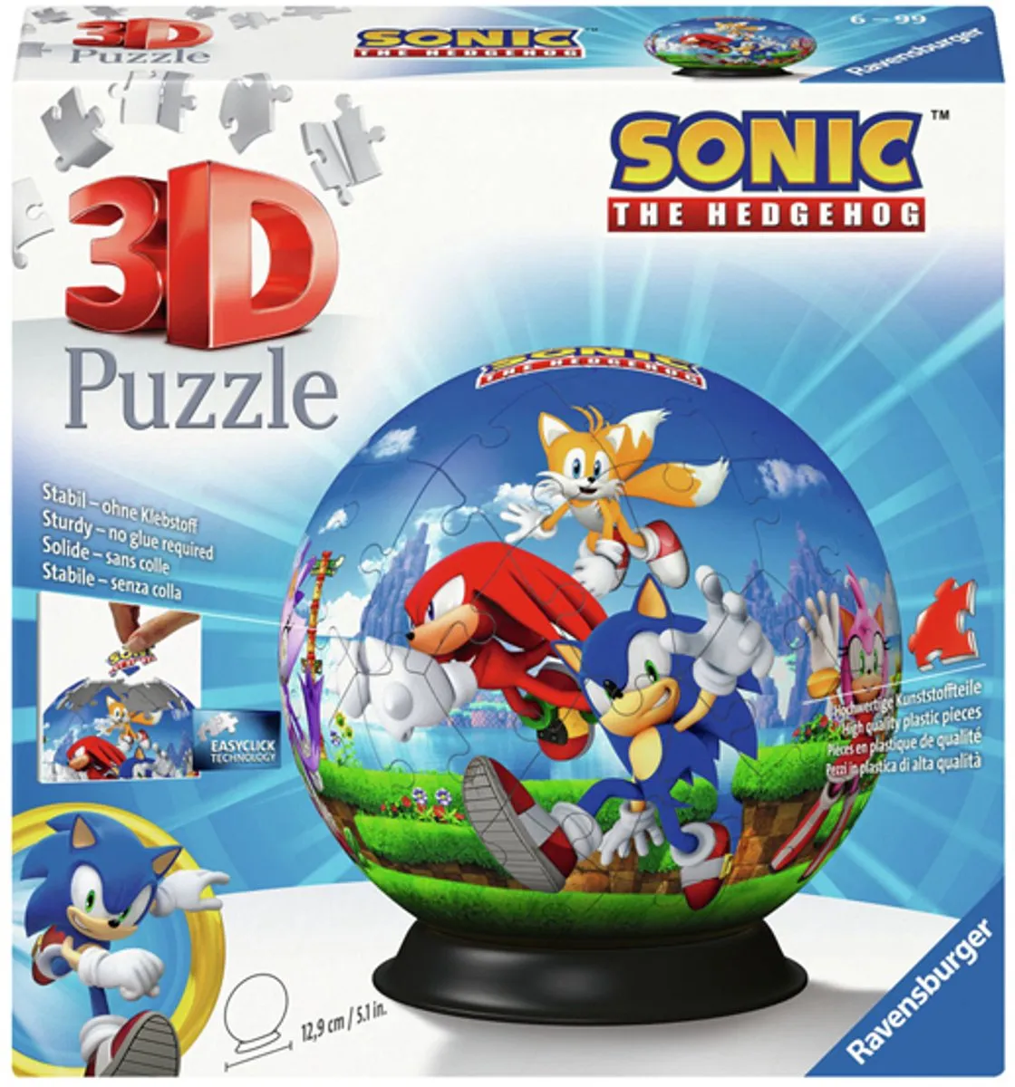 Ravensburger Sonic The Hedgehog 3D Puzzel 72 Stuks - Meerkleurig