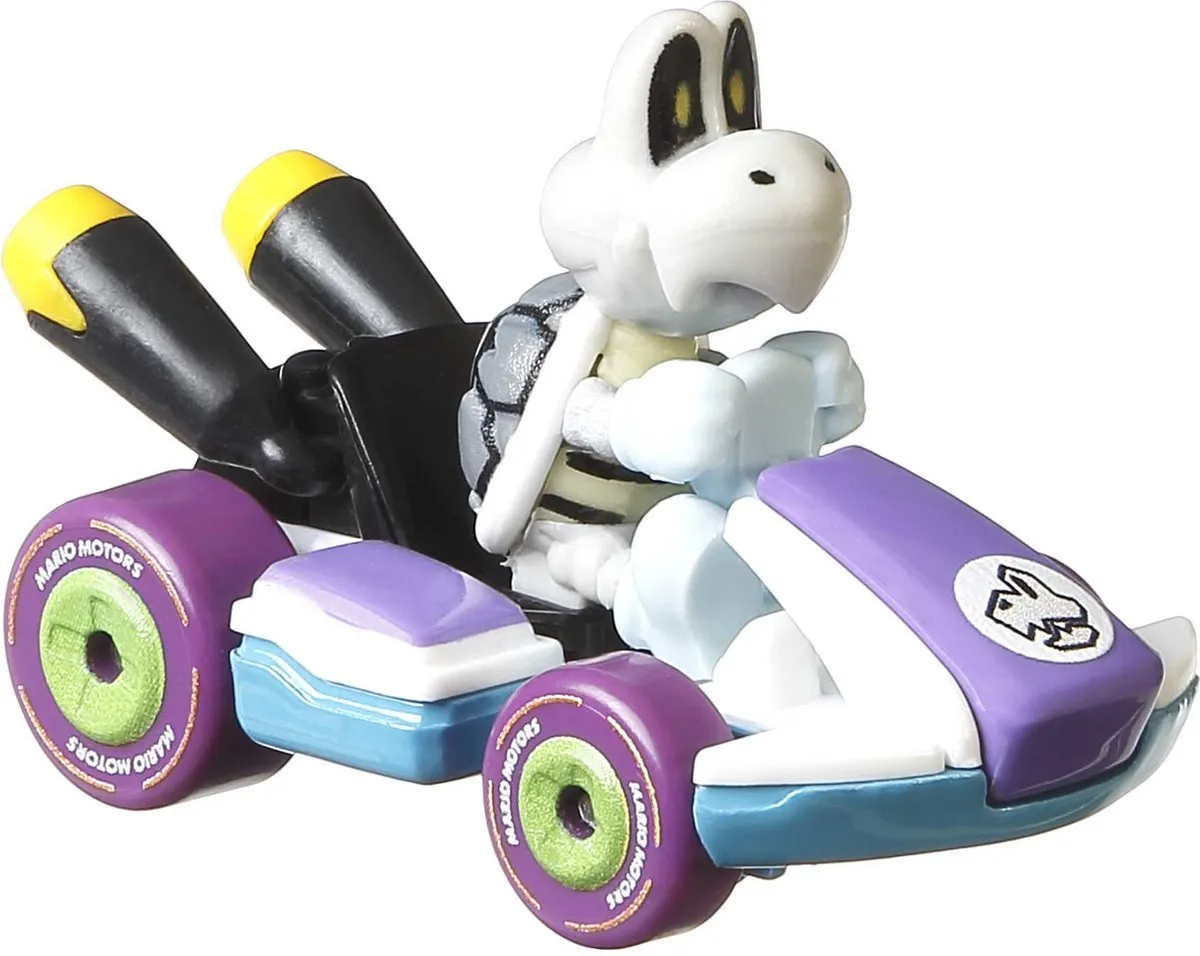 Hot Wheels Mario Kart Dry Bones Kart - Speelgoedvoertuig Multicolor