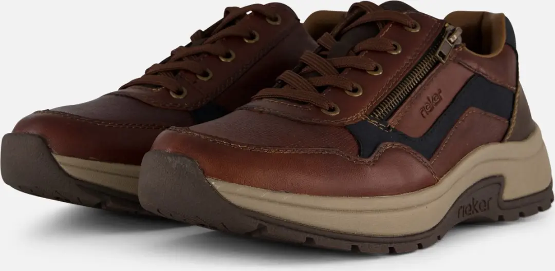 Rieker Sneakers bruin Leer