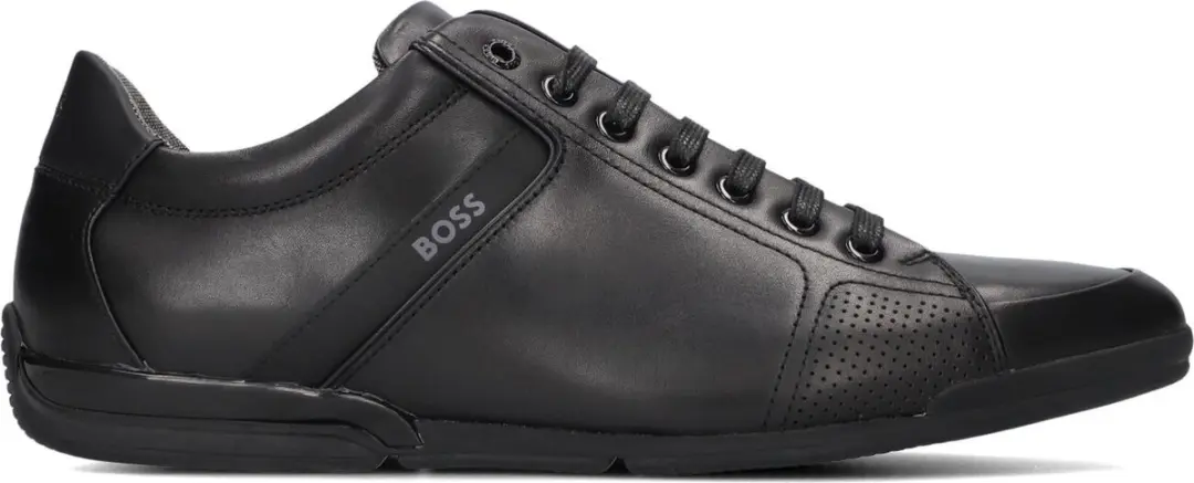 Boss Heren Lage sneakers Saturn Lowp Zwart