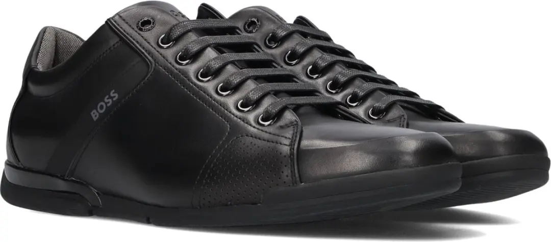 BOSS Saturn Lowp Lage Sneakers - Zwart - Maat 44 - afbeelding 4 van 6