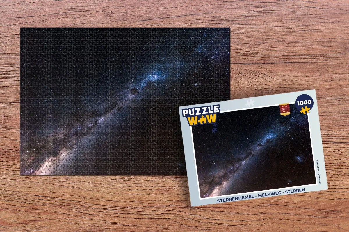 PuzzleWow Sterrenhemel Melkweg Legpuzzel 1000 Stuks - Multicolor