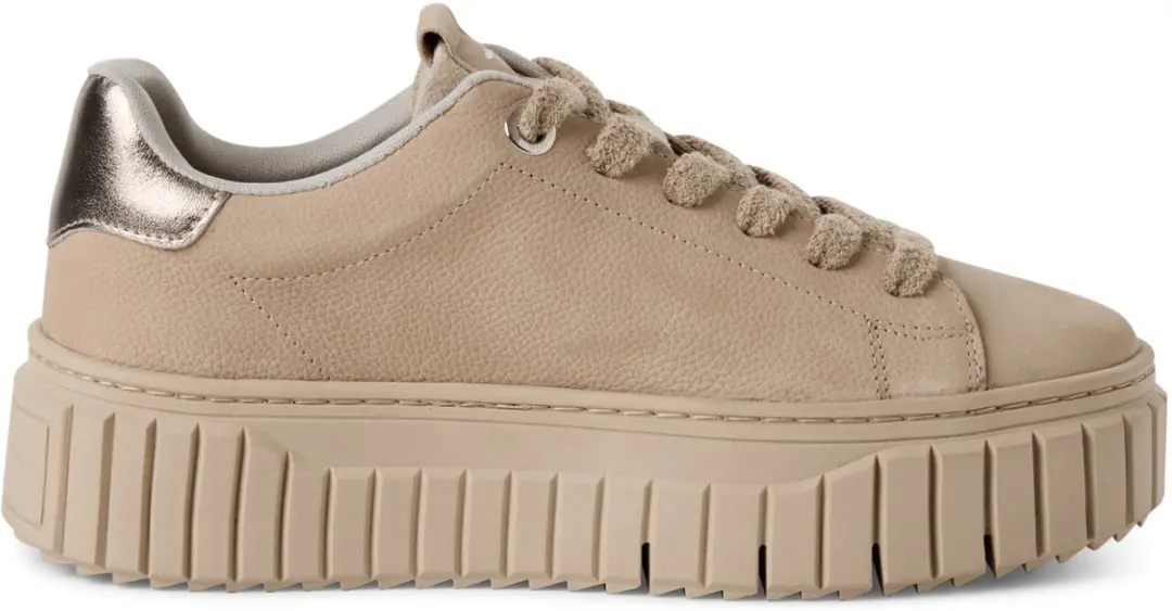 Tamaris M2370245 Damesschoenen - Leren Trainers Beige - afbeelding 6 van 6