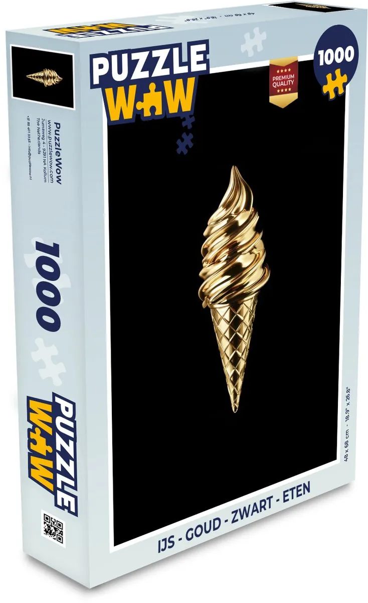 PuzzleWow IJsco Legpuzzel 1000 Stuks