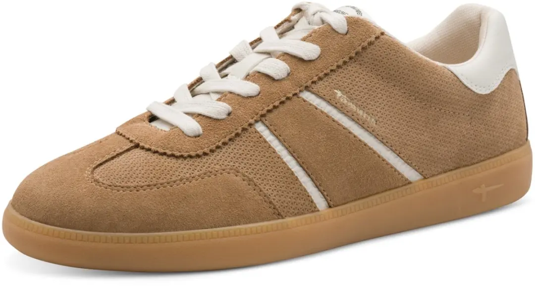 Tamaris Sneaker 1-23624-43 341 Dames Lage Damesschoenen Leer M2362443 taupe