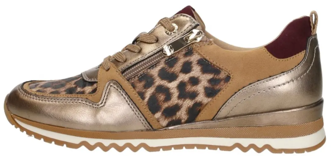Marco Tozzi Leopard Sneakers - Beige - Maat 40 - afbeelding 2 van 6