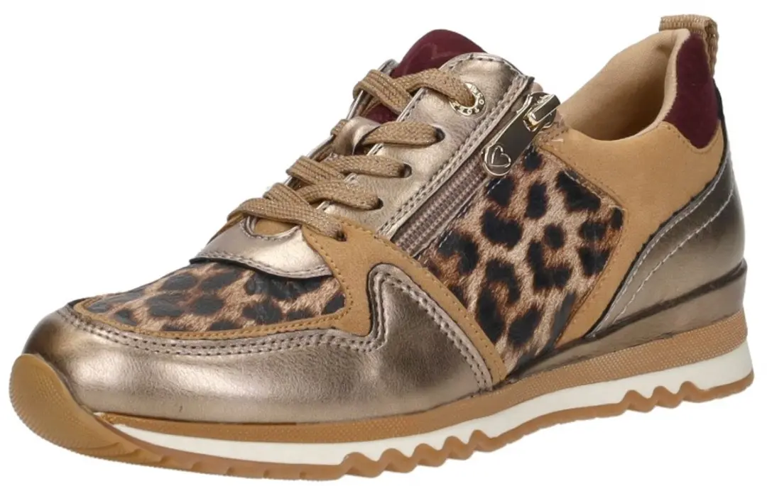 Marco Tozzi Leopard Sneakers - Beige - Maat 40 - afbeelding 4 van 6