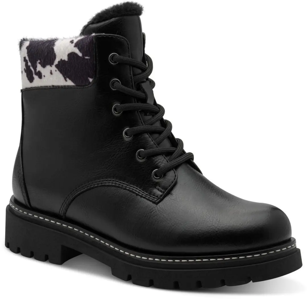 Marco Tozzi Dames Enkellaarsje 2-26299-45 098 F-breedte Maat: 40 EU