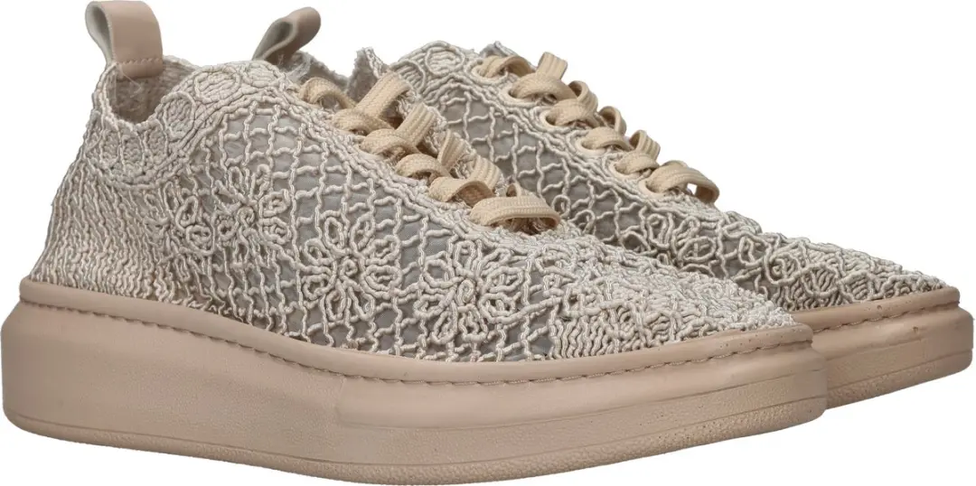 Mustang Sneakers - Dames - Beige - Maat:37 - afbeelding 4 van 6