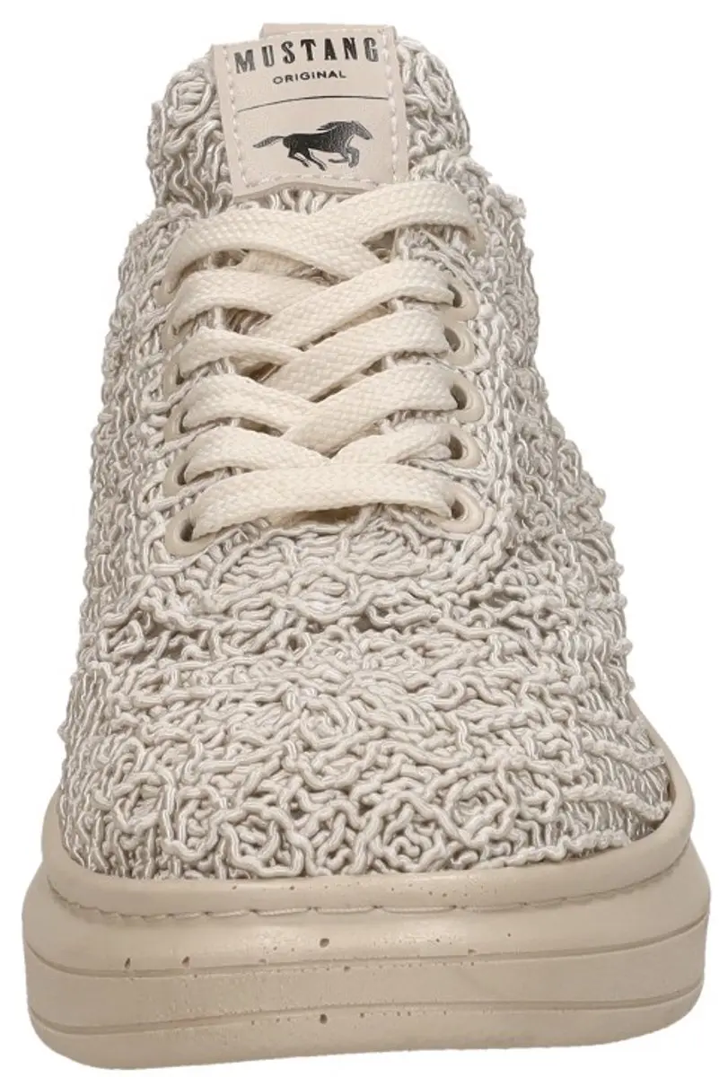 Mustang Sneakers - Dames - Beige - Maat:37 - afbeelding 3 van 6