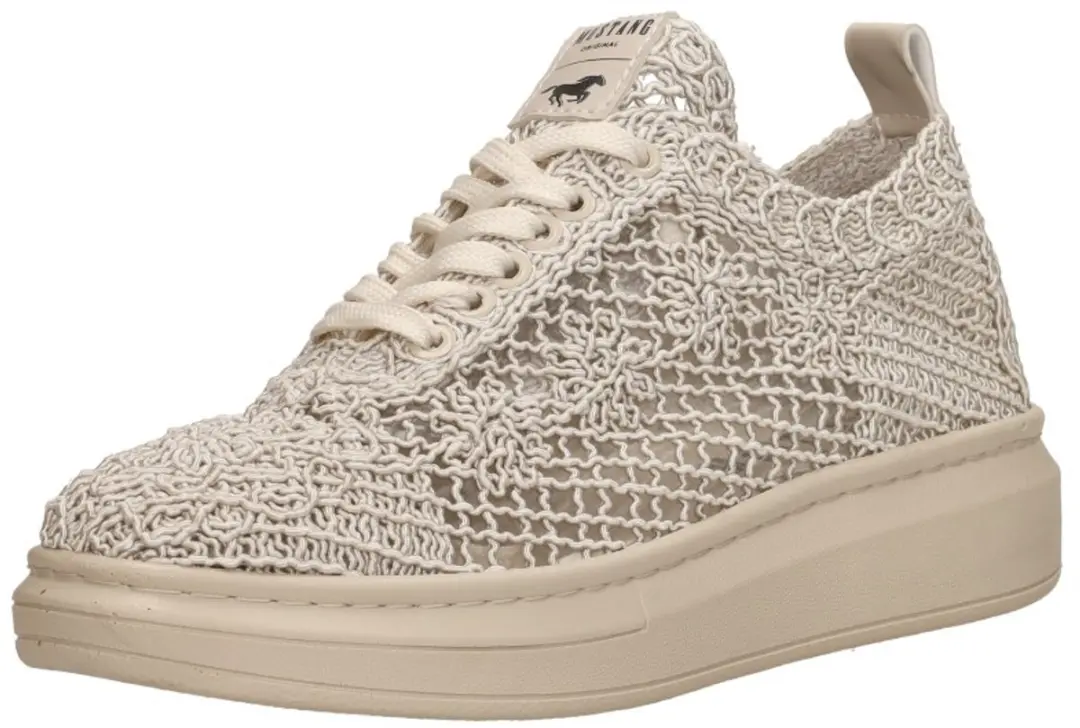 Mustang Sneakers - Dames - Beige - Maat:37 - afbeelding 5 van 6