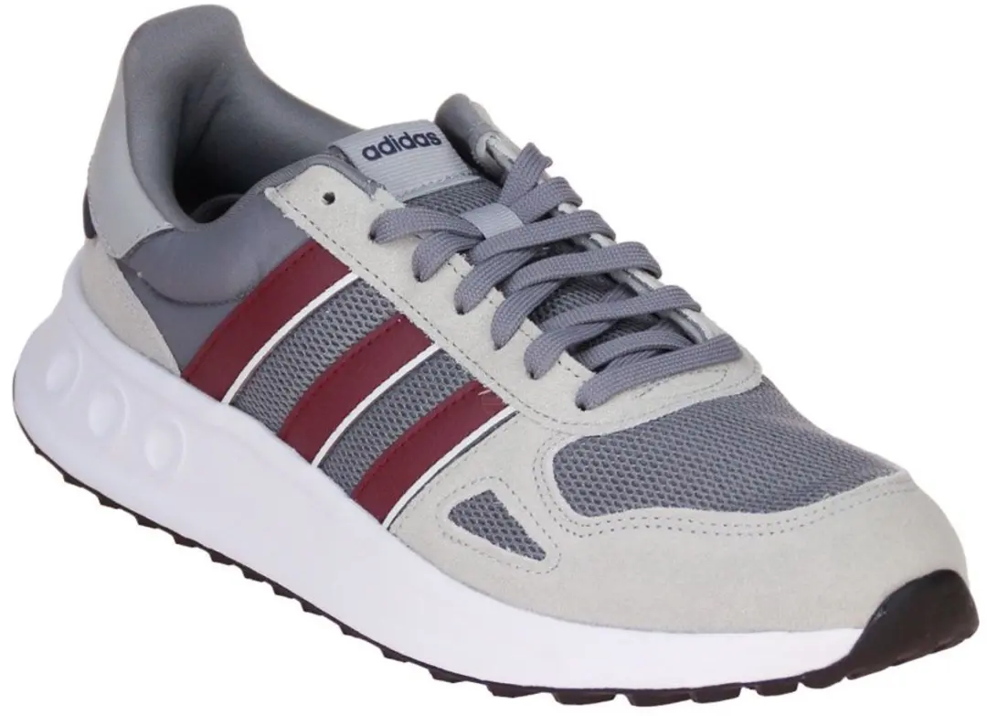 adidas RUN 84 Sneaker - Grijs/Bordo - afbeelding 2 van 6