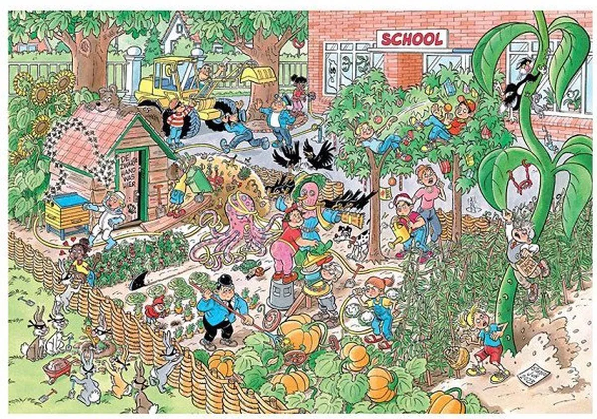 Jumbo Jan van Haasteren Junior De Schooltuin - 360 Stukjes