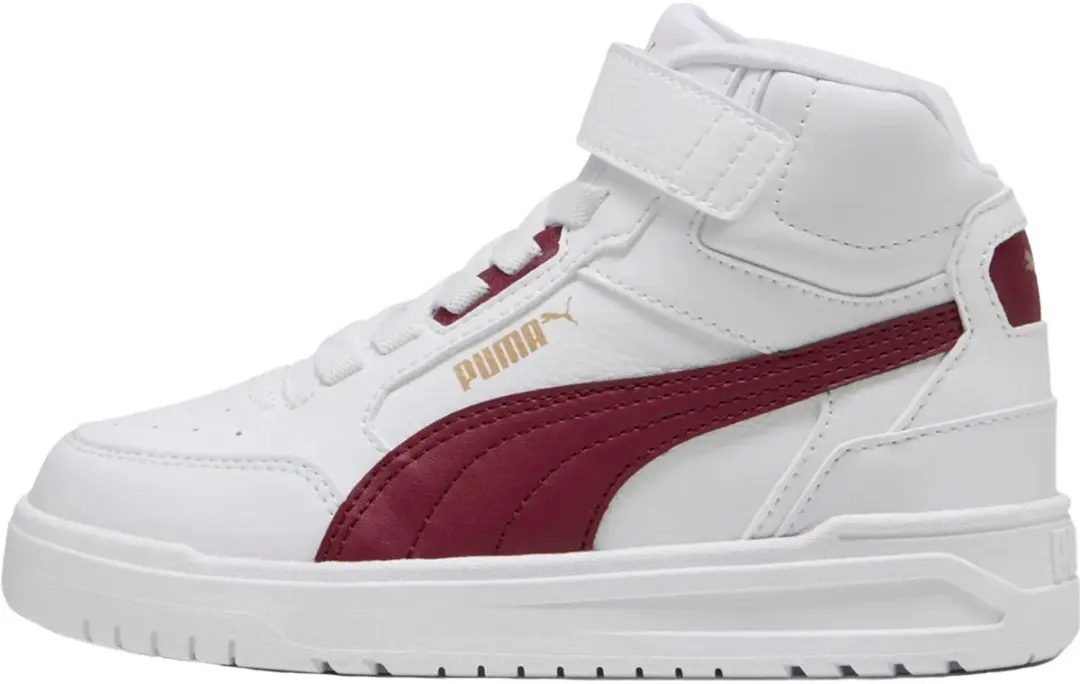 Puma shuffle downtown mid ac in de kleur wit.