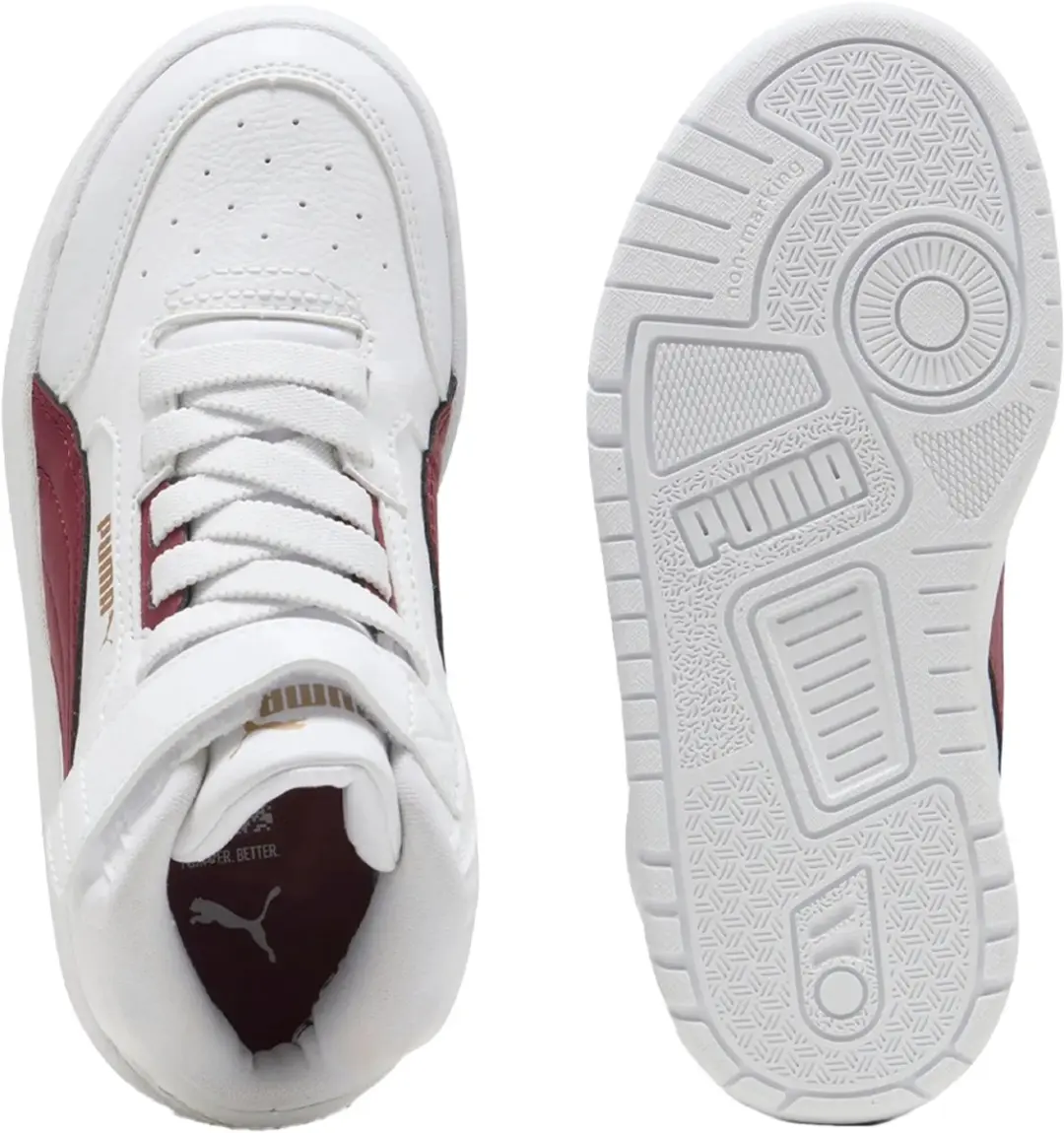 PUMA Shuffle Downtown Mid AC - Wit - afbeelding 6 van 6