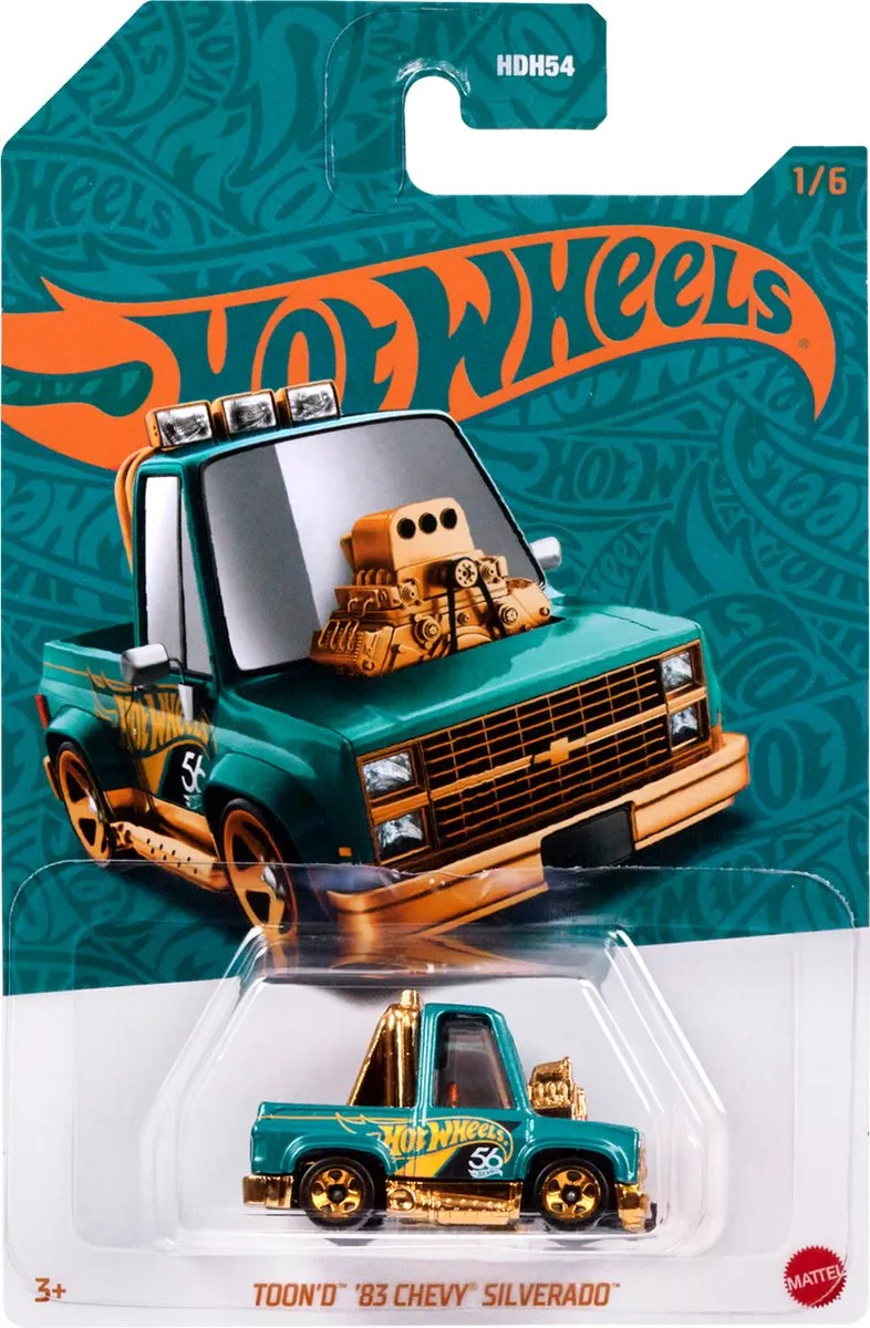 Hot Wheels HVX00 Auto - Metaal Goud/ Groen/ Oranje
