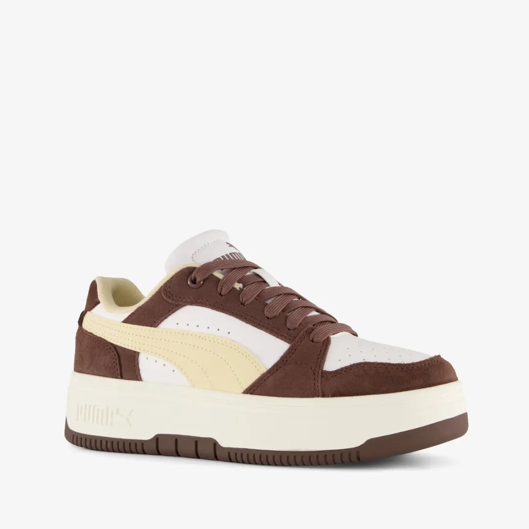 Puma Rebound Femme Low dames sneakers bruin beige