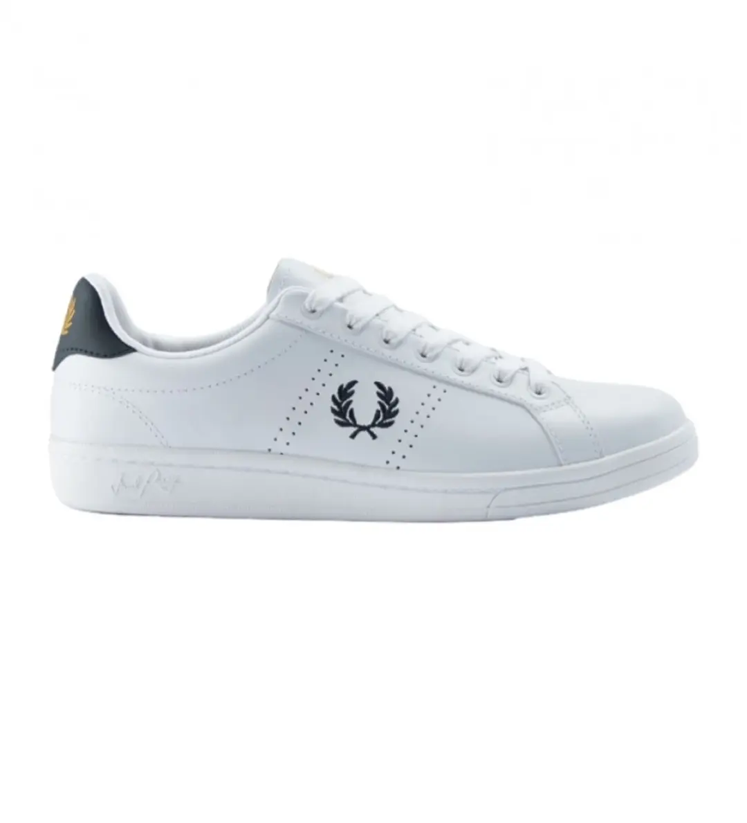 Courts Leather Sneakers Perforated Detailing