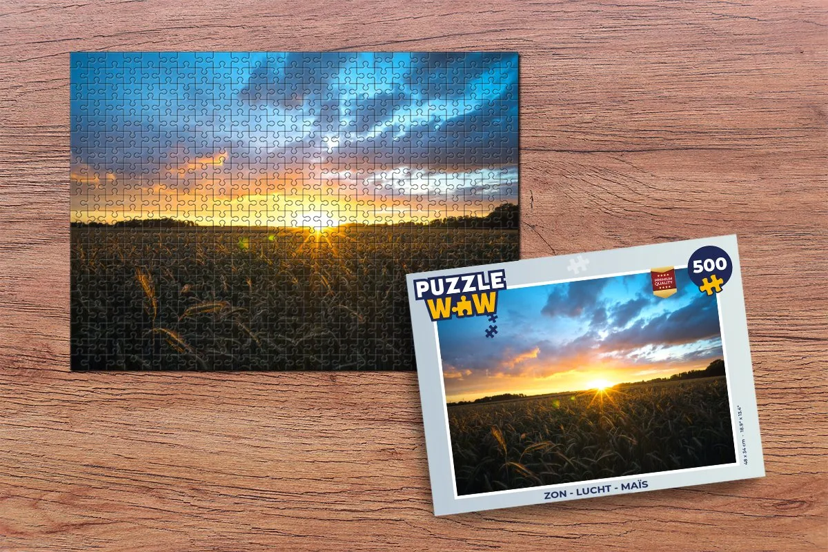 PuzzleWow Legpuzzel 500 Stuks - Multicolor