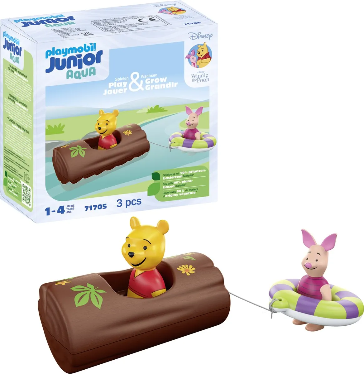 Playmobil Junior Disney Winnie's & Knorretjes Wateravontuur 71705 - Multicolor