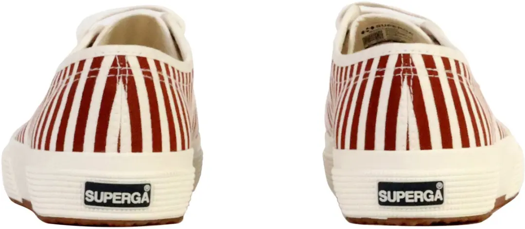 Sneakers met veters met streepjesprint
