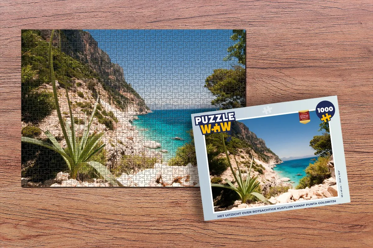 PuzzleWow Punta Goloritzé Legpuzzel 1000 Stuks - Multicolor