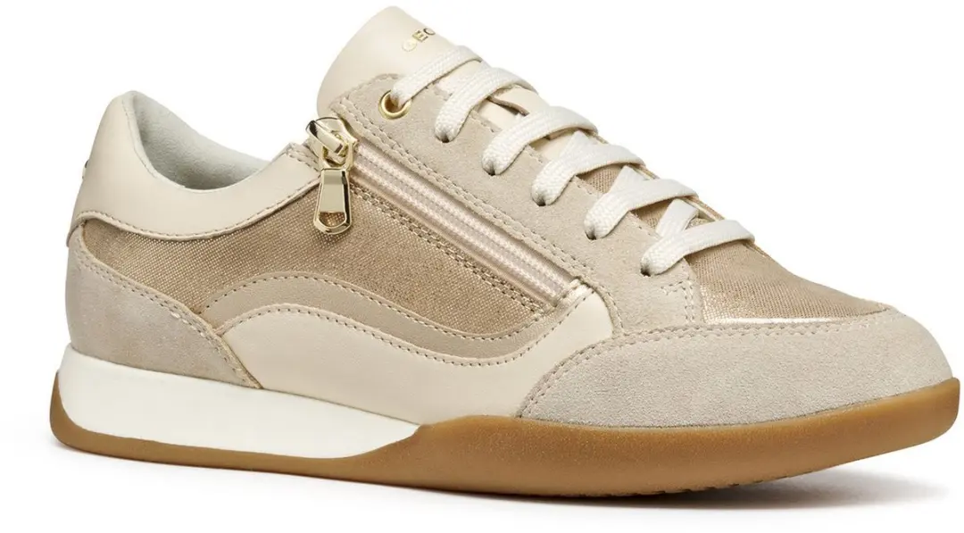 GEOX Maryemy D563BB_0MA22 Damestrainers - 37 - Goud/Beige - afbeelding 6 van 6