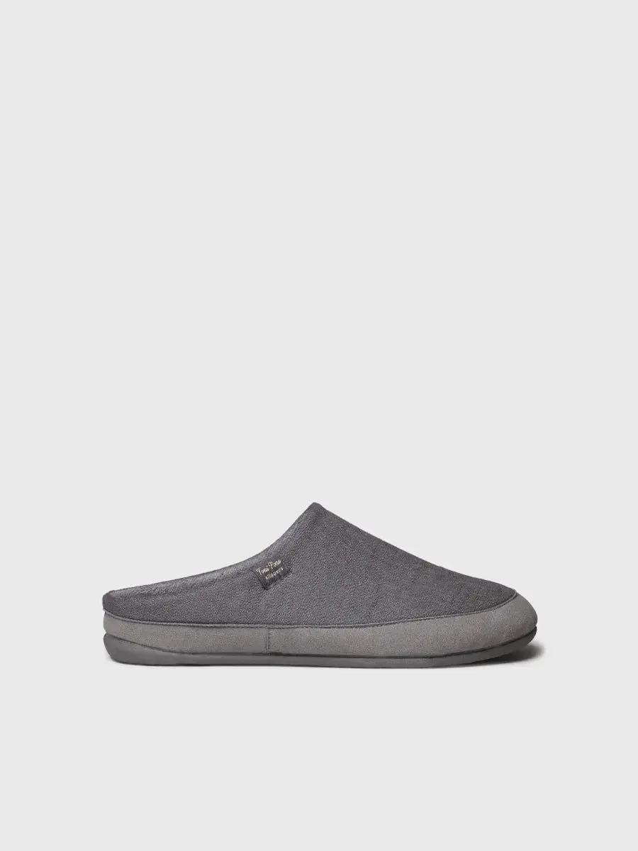 Heren pantoffel in klompstijl