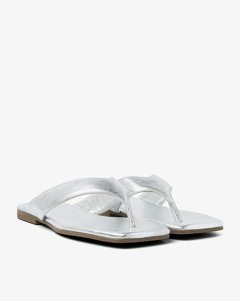 VIA VAI Kiki Berry Slippers Dames - 36 - Zilver - afbeelding 4 van 6