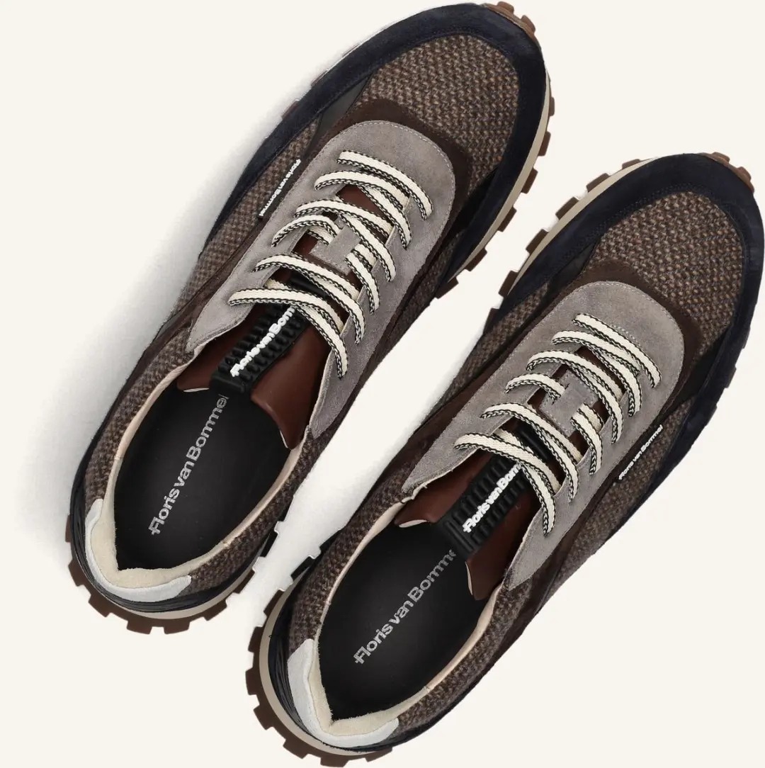 Floris van Bommel De Grommer Sfm-10156 Sneakers - Bruin - Maat 47