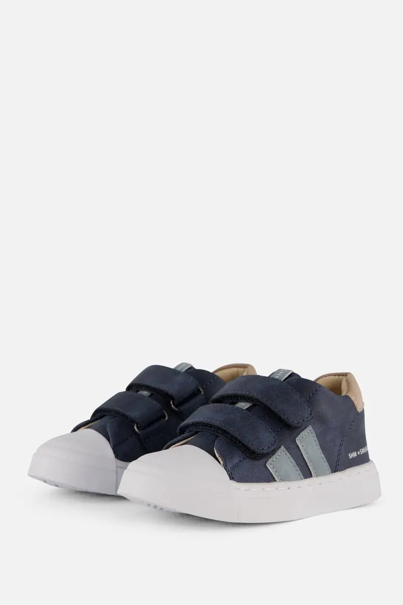 Shoesme Velcro Sneakers blauw Leer
