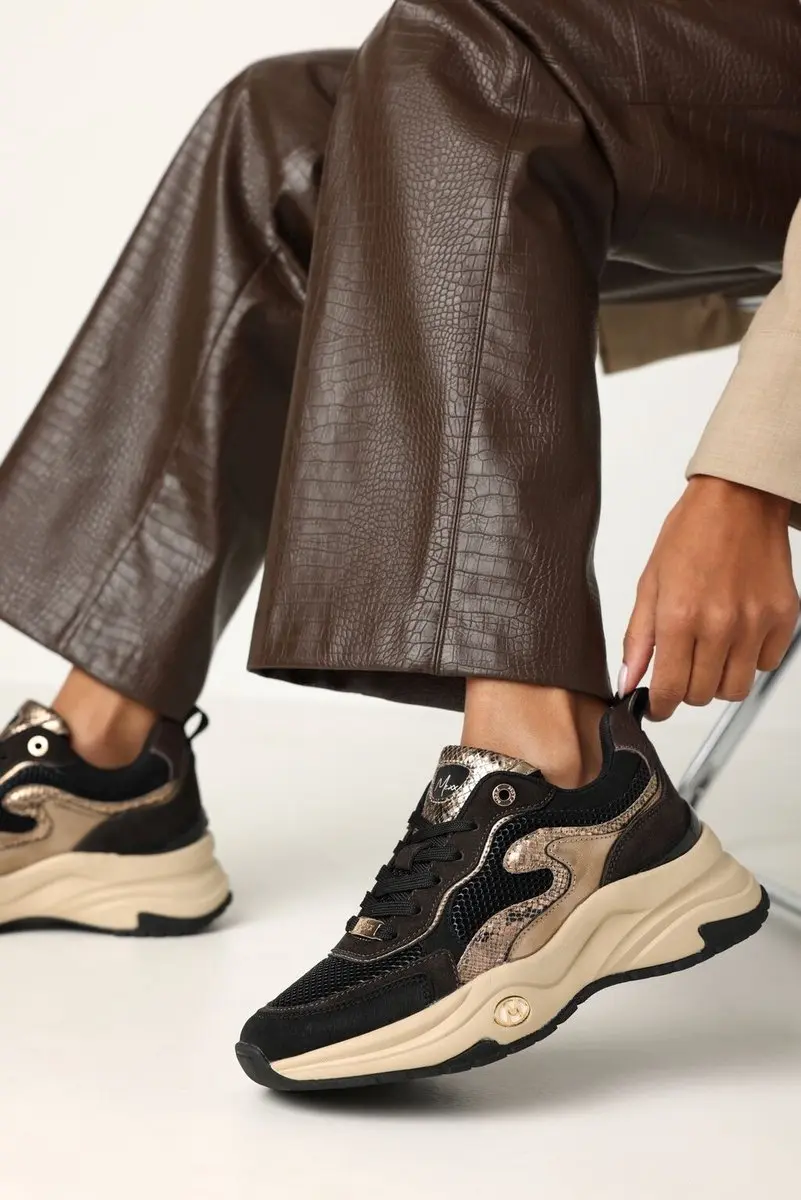 Mexx Palma Ora Sneakers - Dames - Zwart - Maat 42 - afbeelding 6 van 6