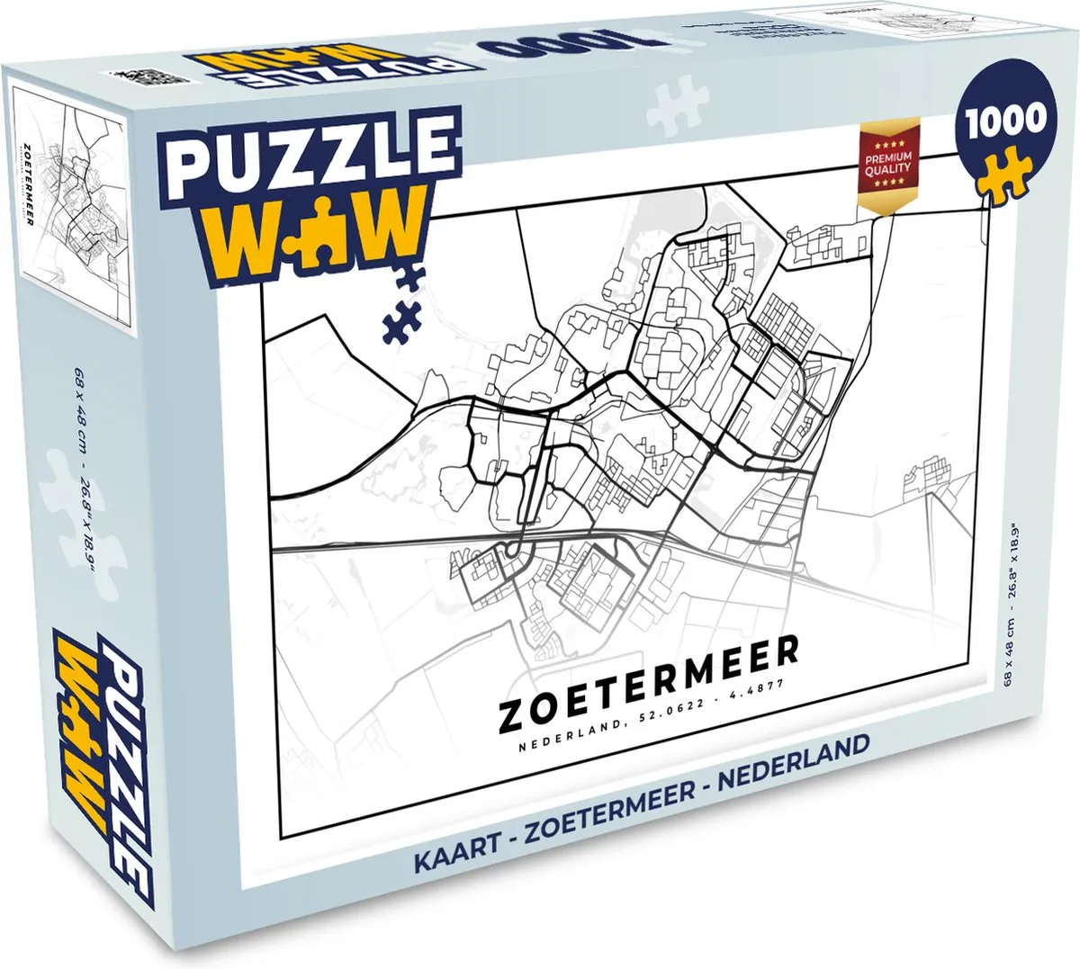 PuzzleWow Legpuzzel 1000 Stuks - Multicolor