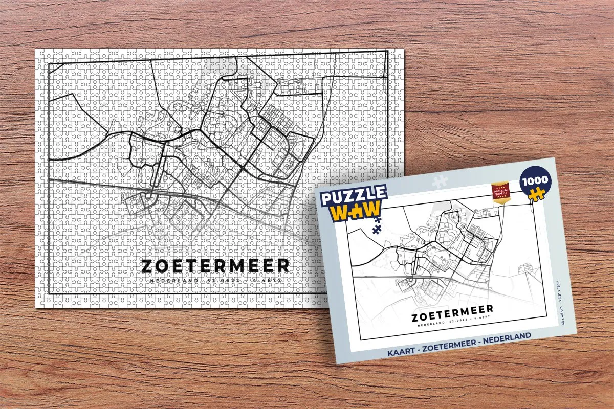 PuzzleWow Legpuzzel 1000 Stuks - Multicolor