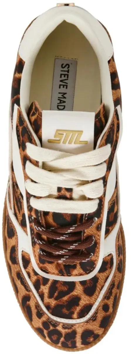 Steve Madden Augustine Lage Sneakers - Bruin - Maat 38 - afbeelding 3 van 6