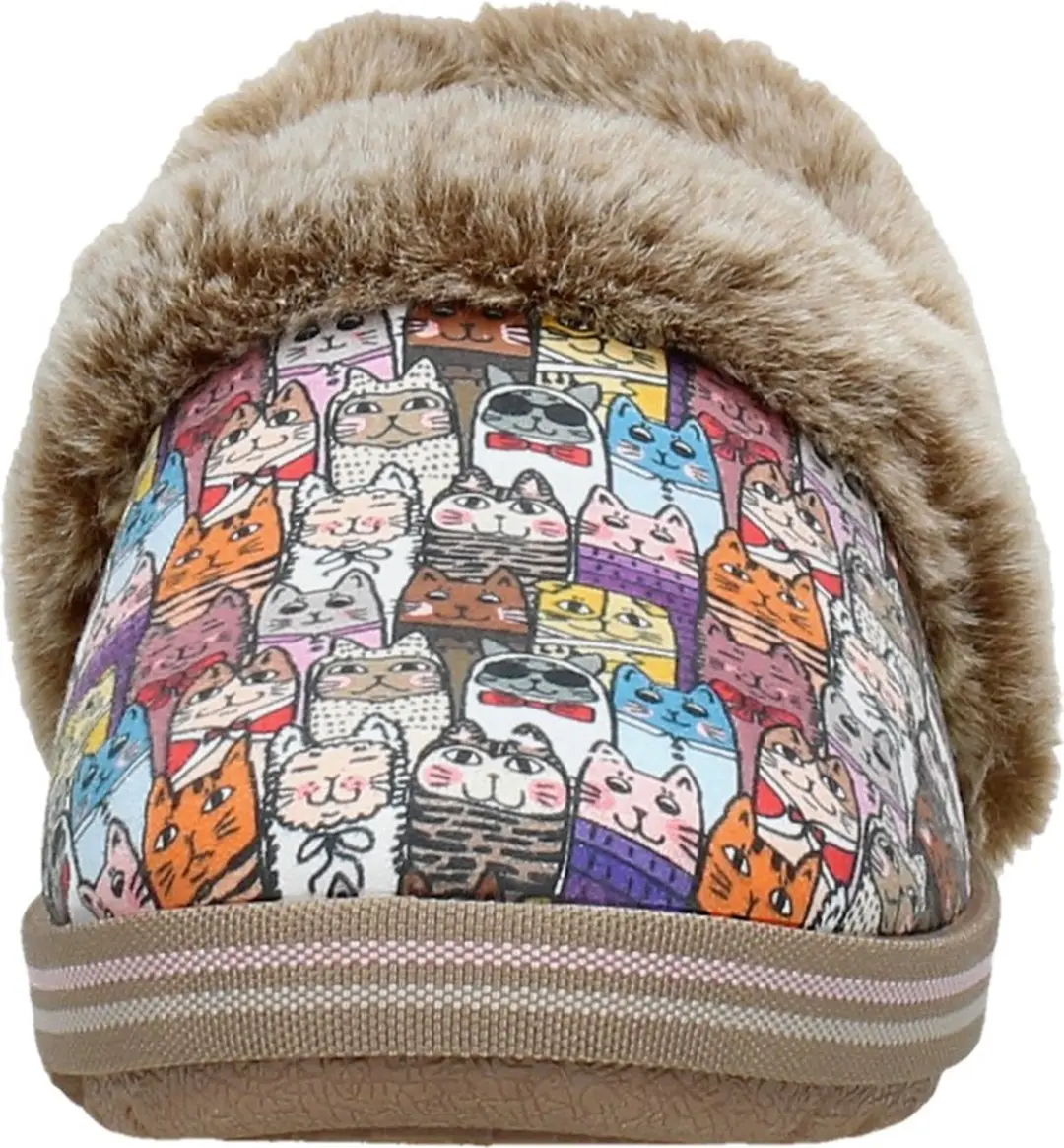 Skechers Bobs Too Cozy Chic Cat Dames Sloffen - afbeelding 3 van 6