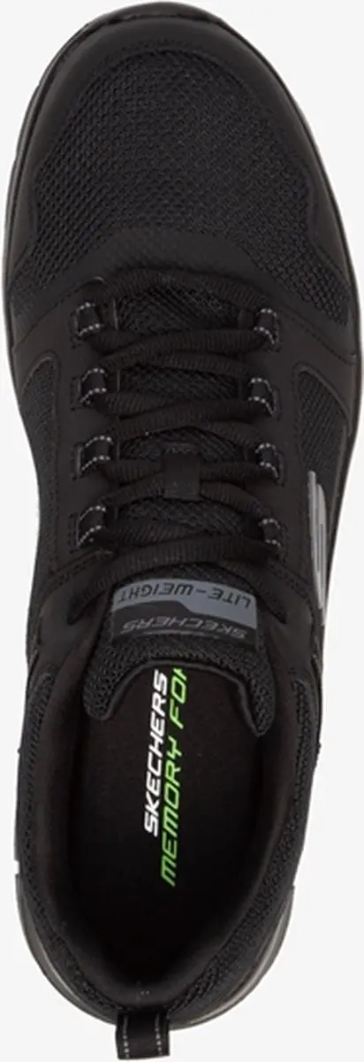 Skechers Track Knockhill Heren Sneakers - 42 - Zwart